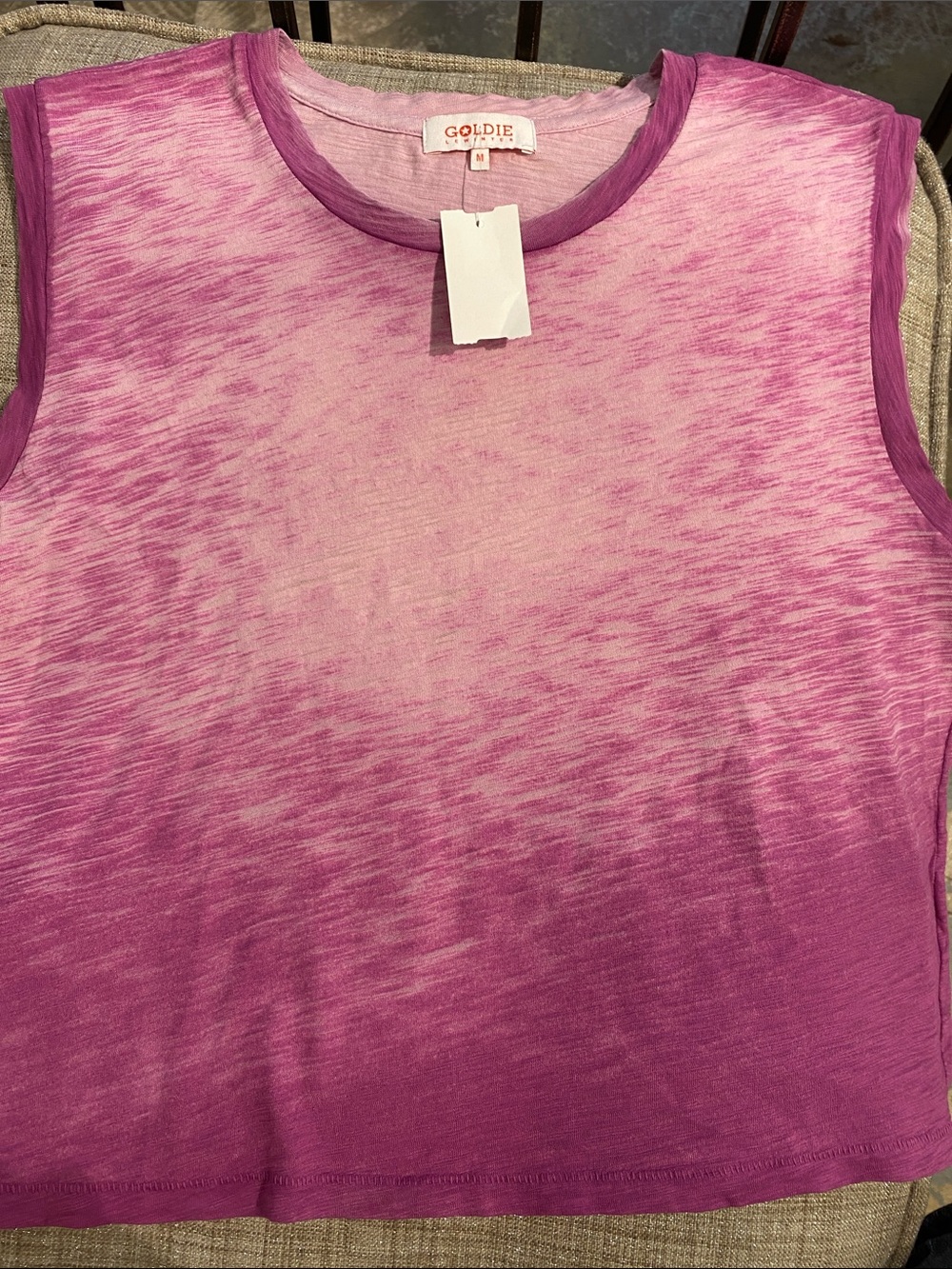 Goldie Pink Ombre Knit Tank